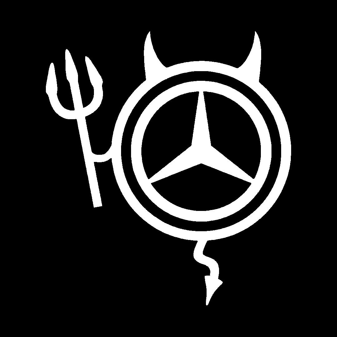 Sticker - MERCEDES DEVIL