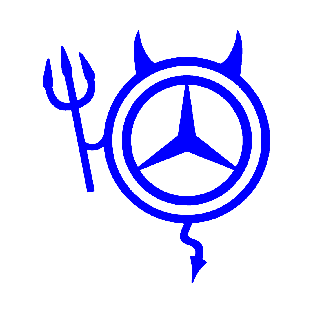 Sticker - MERCEDES DEVIL