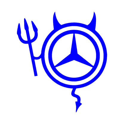 Sticker - MERCEDES DEVIL