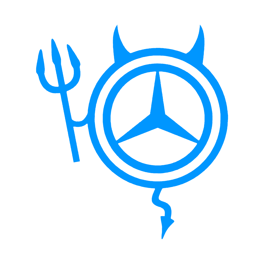 Sticker - MERCEDES DEVIL