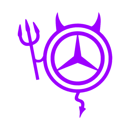 Sticker - MERCEDES DEVIL