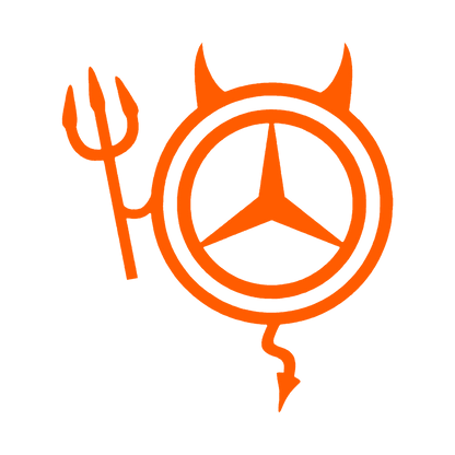 Sticker - MERCEDES DEVIL