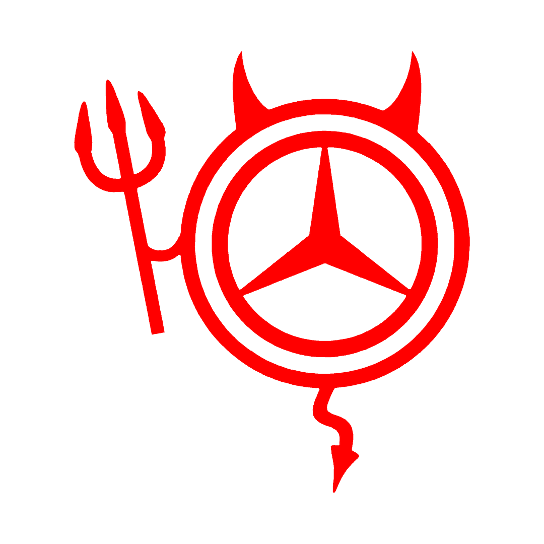 Sticker - MERCEDES DEVIL