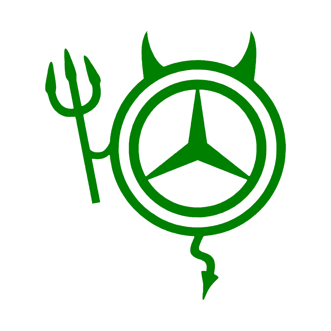 Sticker - MERCEDES DEVIL
