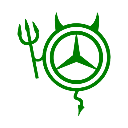 Sticker - MERCEDES DEVIL