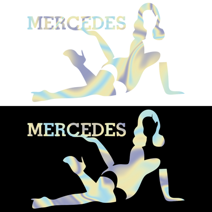 Sticker - MERCEDES GIRL
