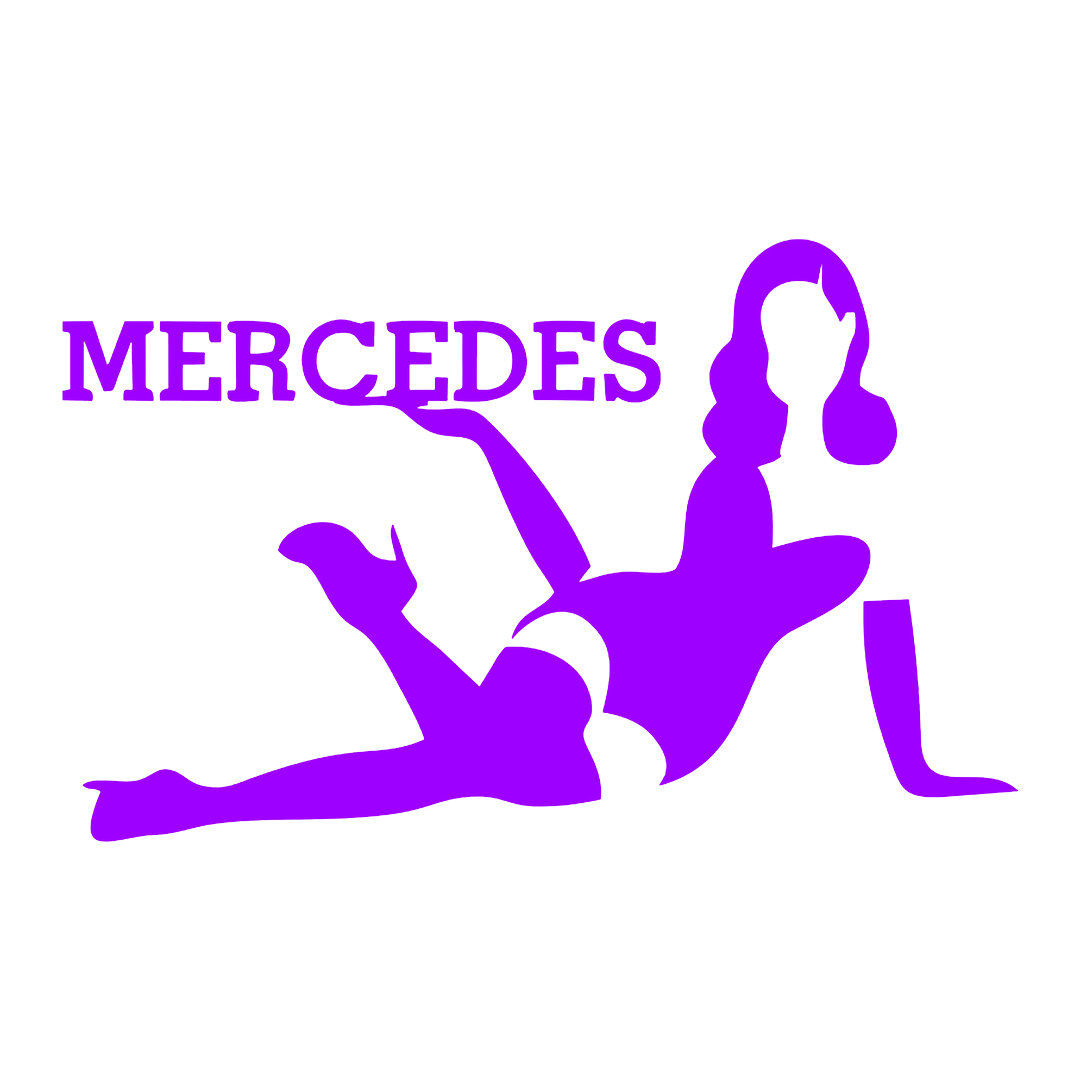 Sticker - MERCEDES GIRL