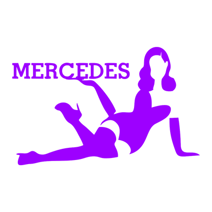 Sticker - MERCEDES GIRL