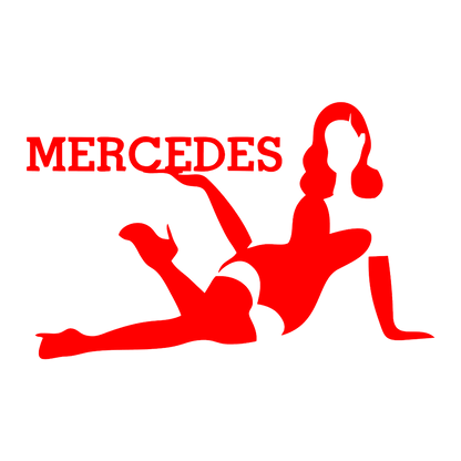 Sticker - MERCEDES GIRL