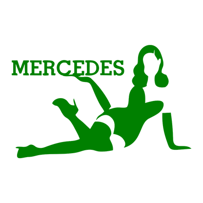 Sticker - MERCEDES GIRL