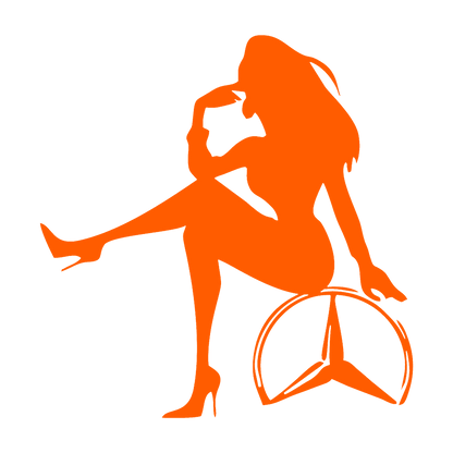 Sticker - MERCEDES GIRL 2