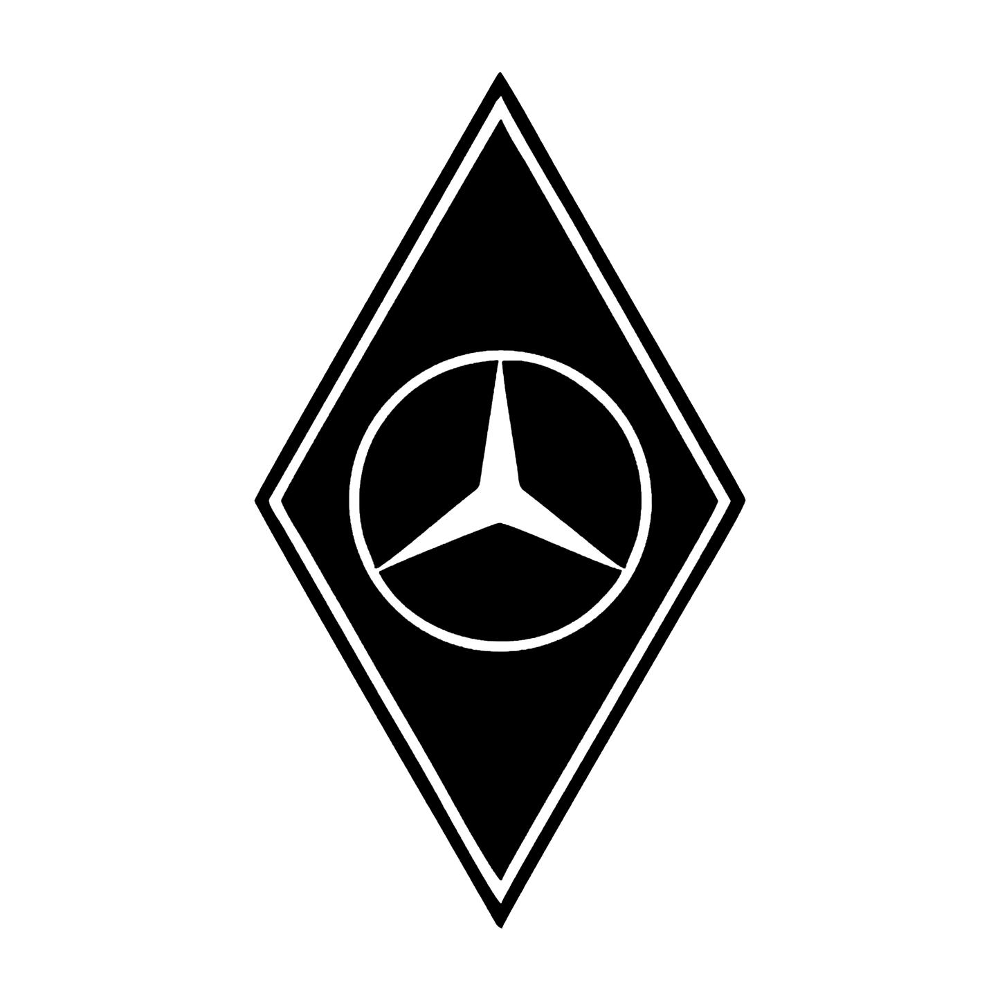 Sticker - MERCEDES LOGO 5