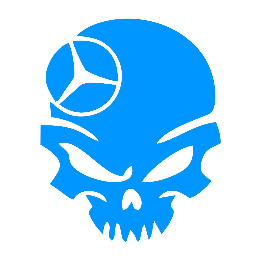 Sticker - MERCEDES SKULL 4