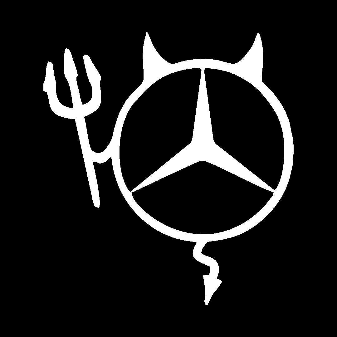 Sticker - MERCEDES DEVIL 2