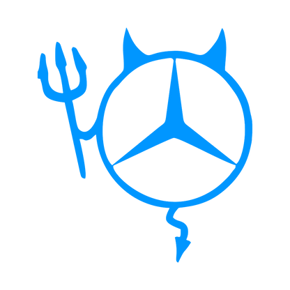 Sticker - MERCEDES DEVIL 2