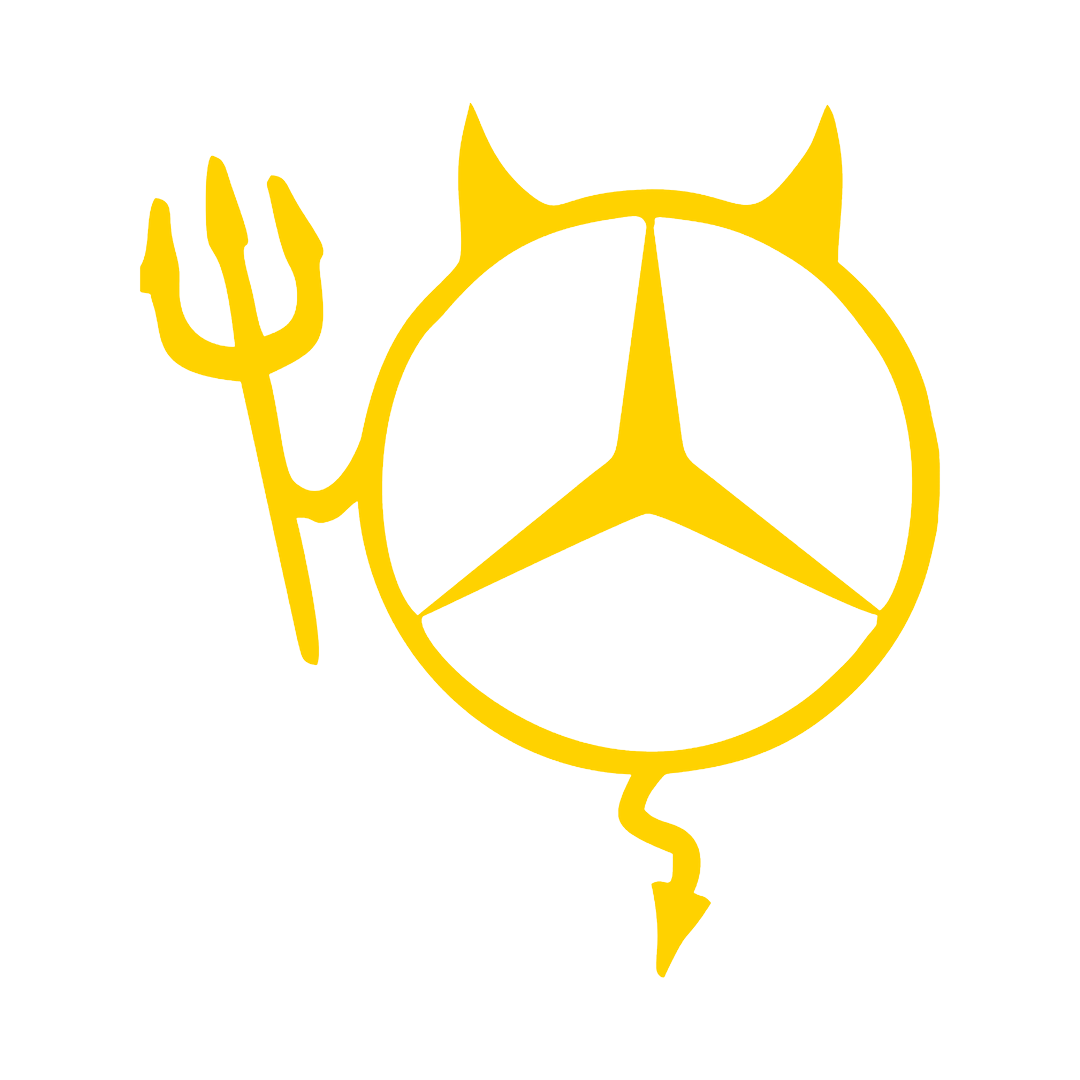 Sticker - MERCEDES DEVIL 2