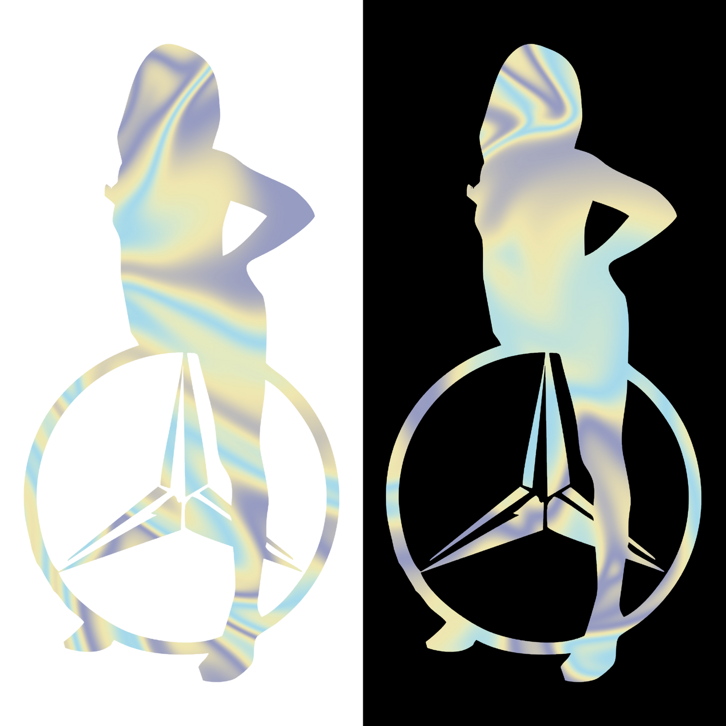 Sticker - MERCEDES GIRL 3