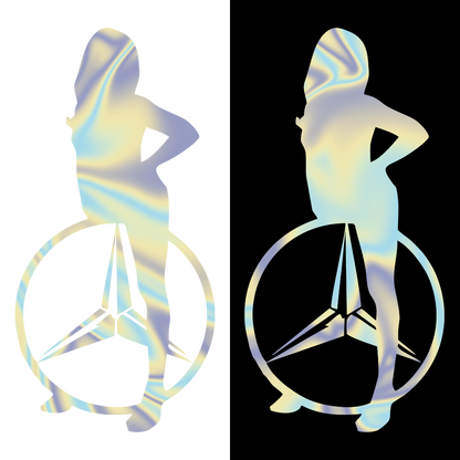 Sticker - MERCEDES GIRL 3