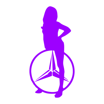 Sticker - MERCEDES GIRL 3