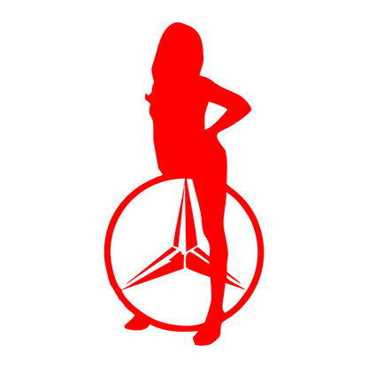 Sticker - MERCEDES GIRL 3