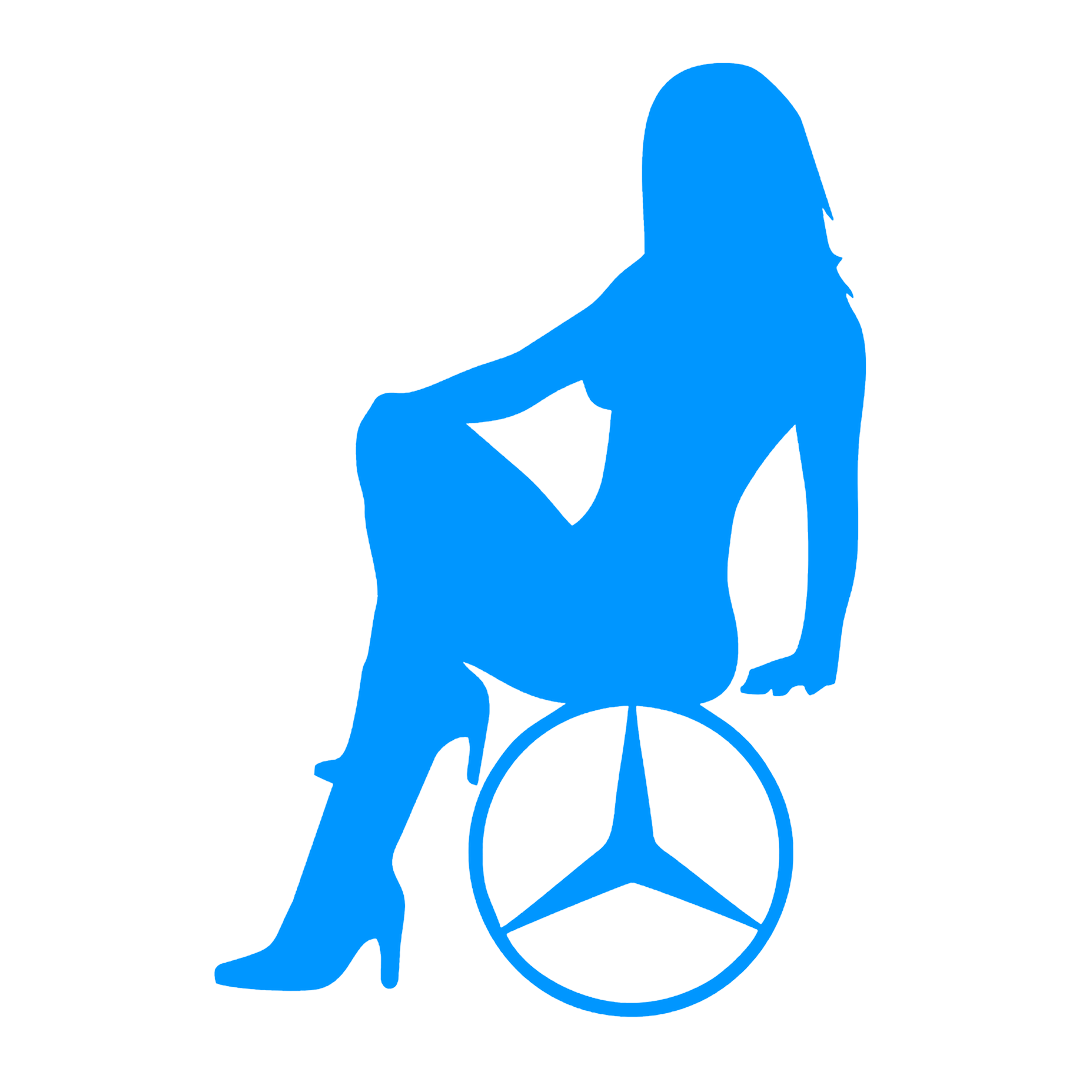 Sticker - MERCEDES GIRL 4
