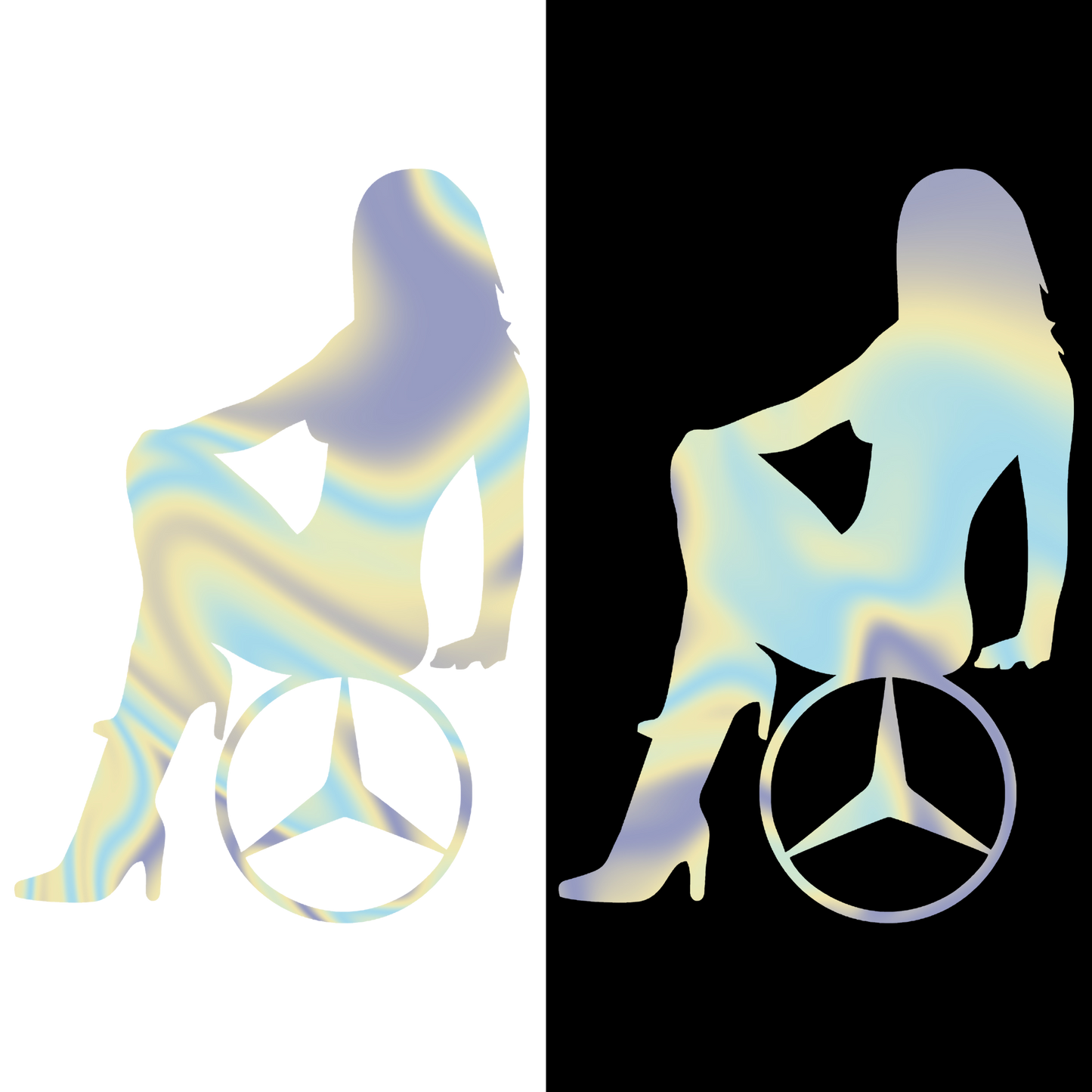 Sticker - MERCEDES GIRL 4