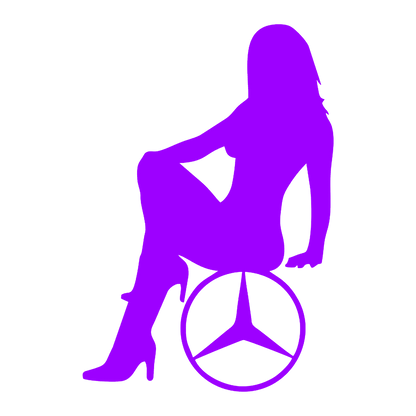 Sticker - MERCEDES GIRL 4