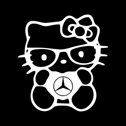 Sticker - HELLO KITTY MERCEDES