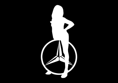 Sticker - MERCEDES GIRL 3
