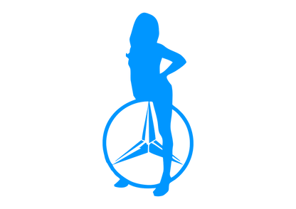 Sticker - MERCEDES GIRL 3