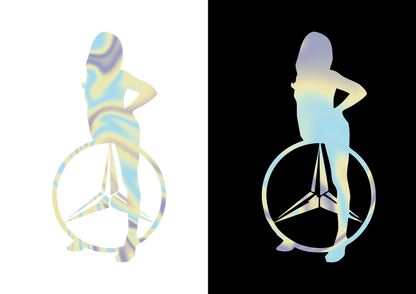 Sticker - MERCEDES GIRL 3