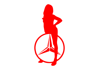 Sticker - MERCEDES GIRL 3