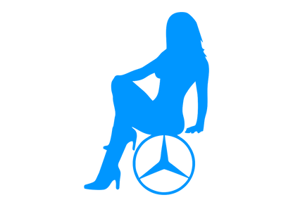 Sticker - MERCEDES GIRL 4