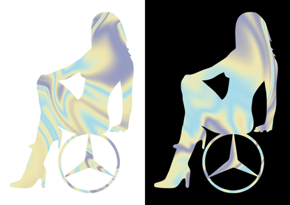 Sticker - MERCEDES GIRL 4