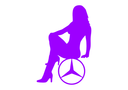 Sticker - MERCEDES GIRL 4