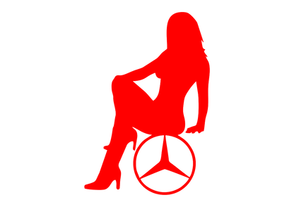 Sticker - MERCEDES GIRL 4