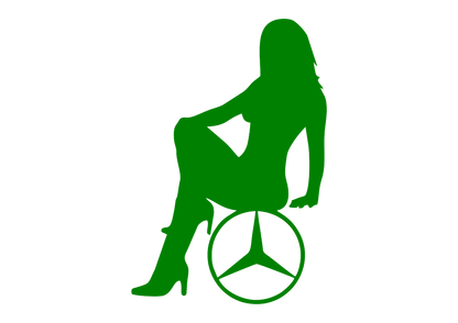 Sticker - MERCEDES GIRL 4