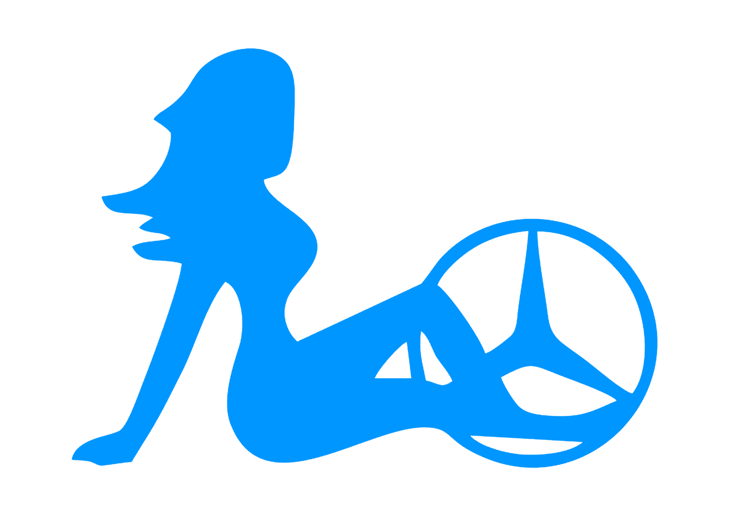 Sticker - MERCEDES GIRL 5