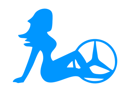 Sticker - MERCEDES GIRL 5