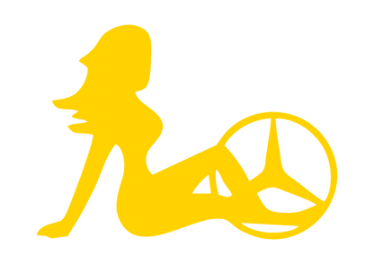 Sticker - MERCEDES GIRL 5