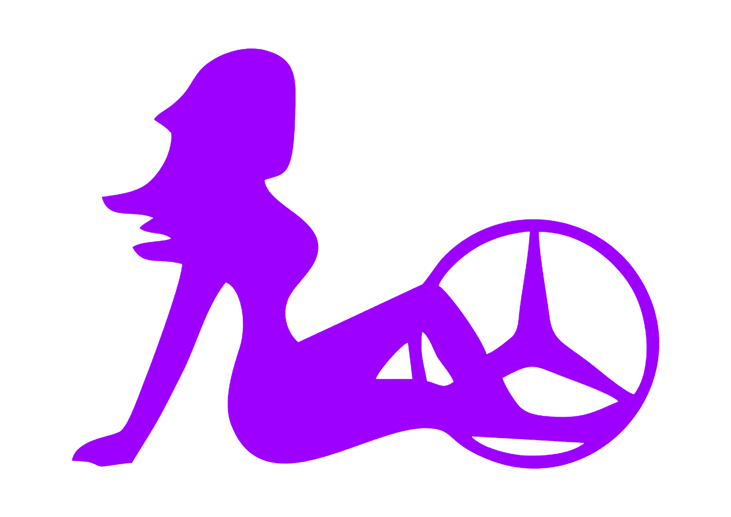 Sticker - MERCEDES GIRL 5