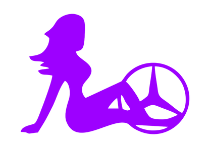 Sticker - MERCEDES GIRL 5