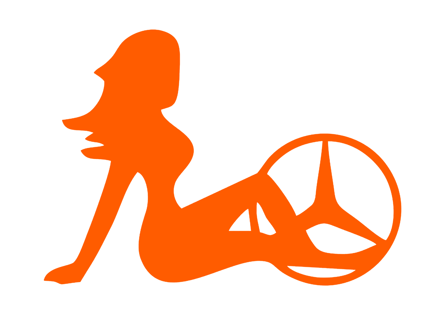 Sticker - MERCEDES GIRL 5