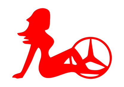 Sticker - MERCEDES GIRL 5