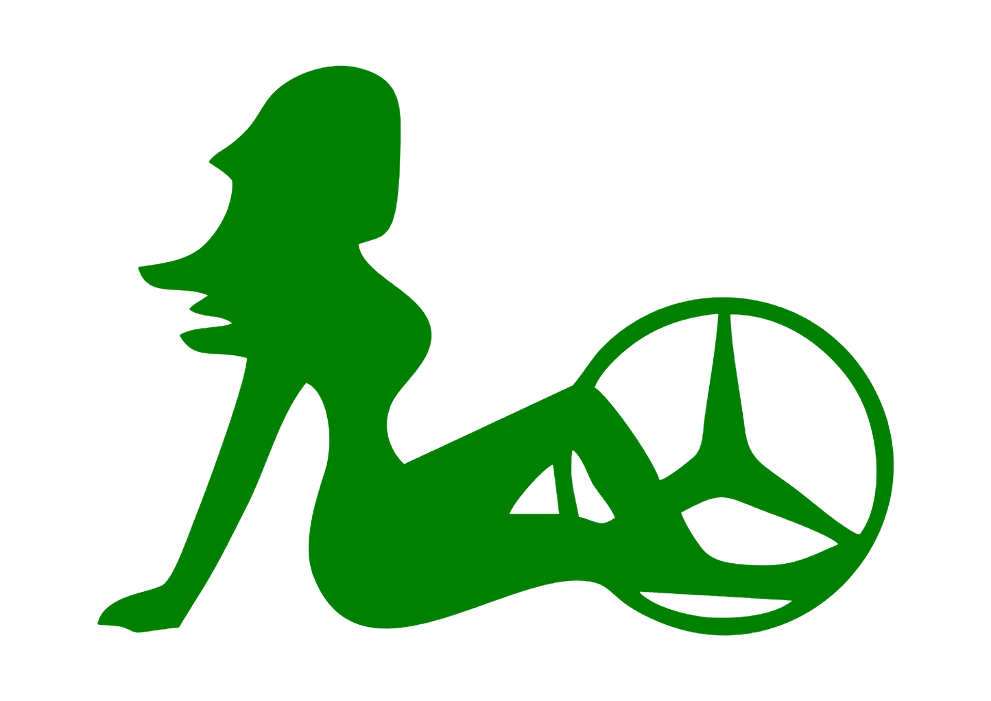 Sticker - MERCEDES GIRL 5