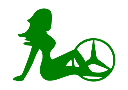 Sticker - MERCEDES GIRL 5