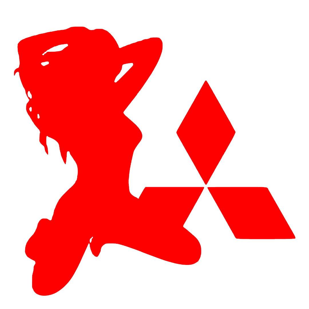 Sticker - MITSUBISHI GIRL