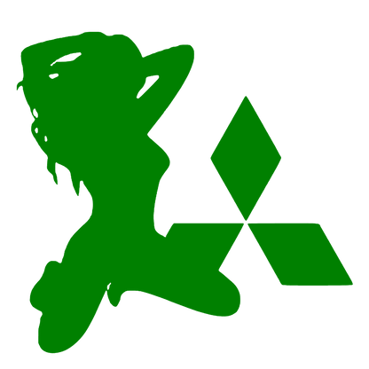 Sticker - MITSUBISHI GIRL