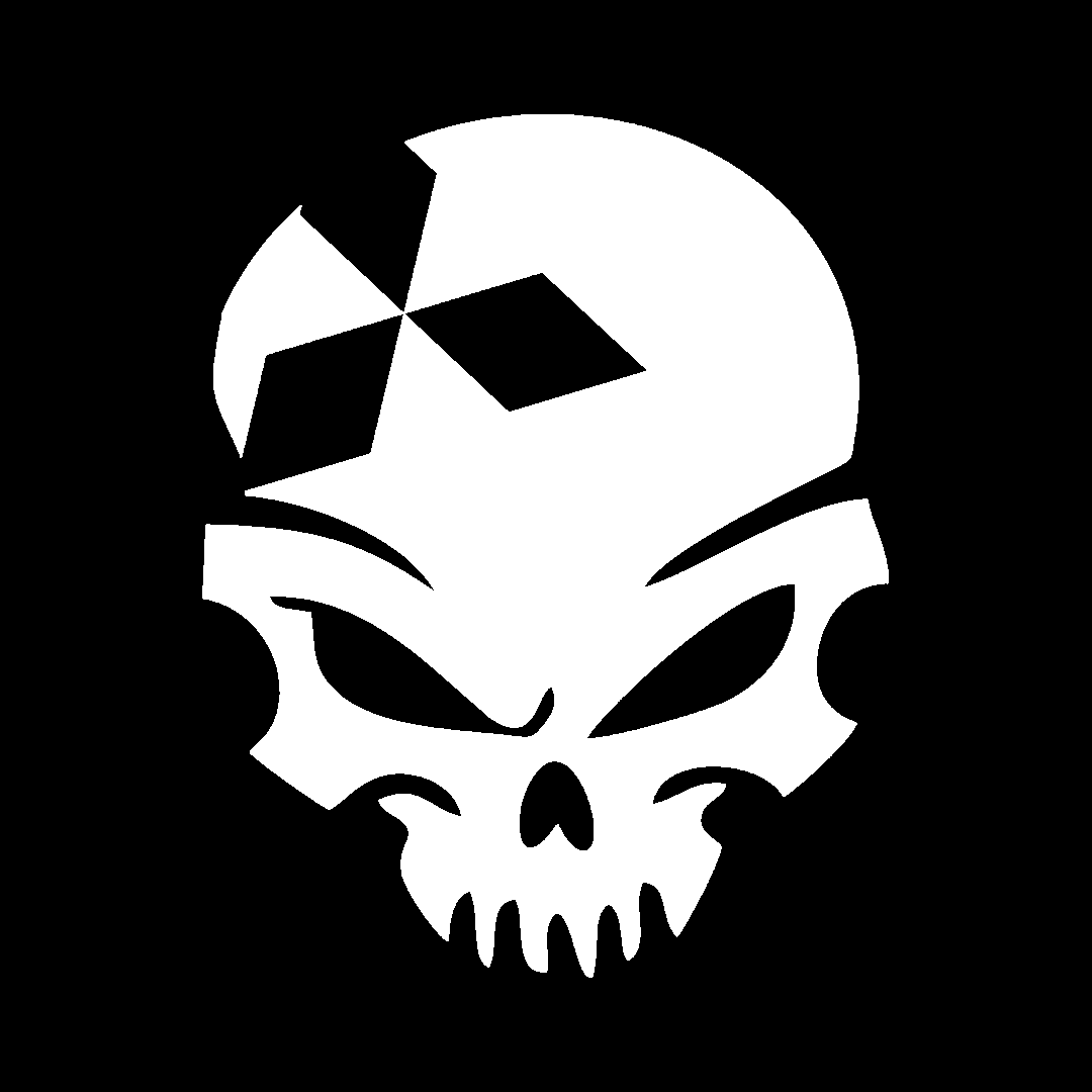 Sticker - MITSUBISHI SKULL 2
