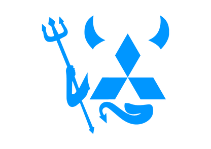 Sticker - MITSUBISHI DEVIL